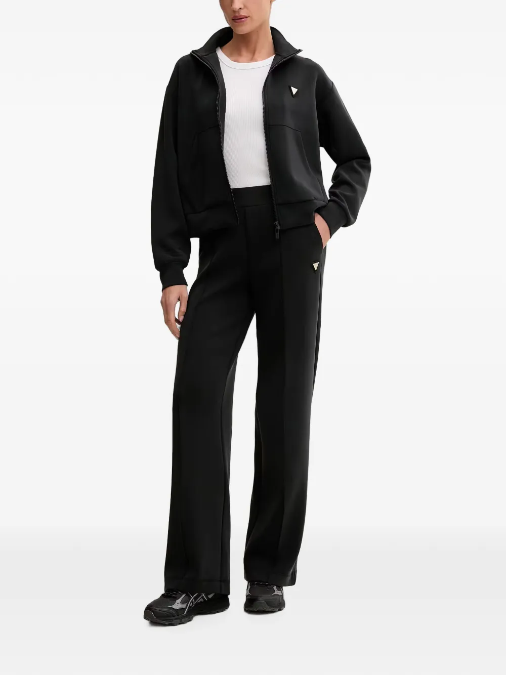 GUESS USA high-neck sweatshirt Zwart