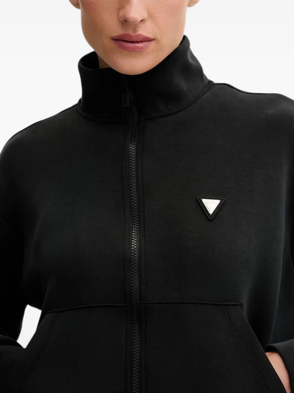 GUESS USA high-neck sweatshirt Zwart