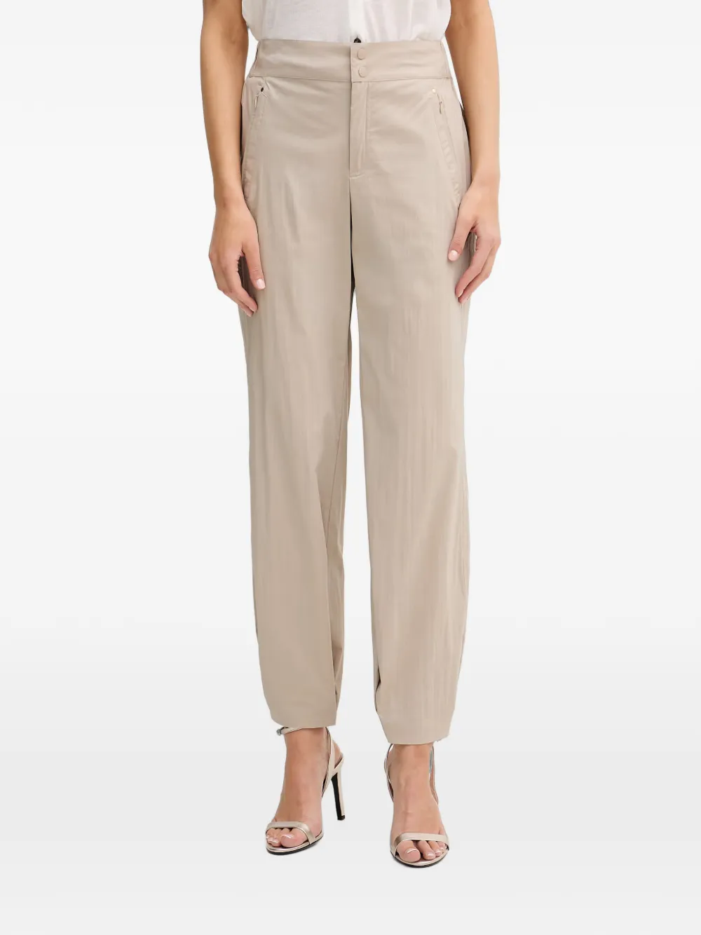 Mos Mosh elasticated-waistband tapered trousers