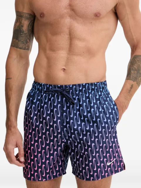 Nike Swoosh logo-print swim shorts