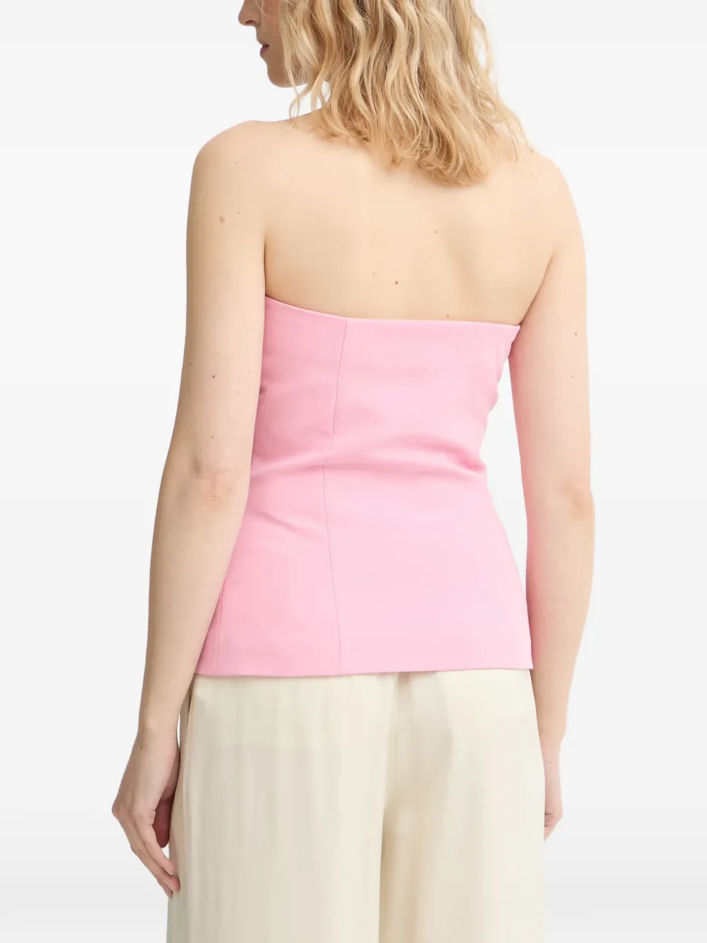 Morgan Strapless top Roze