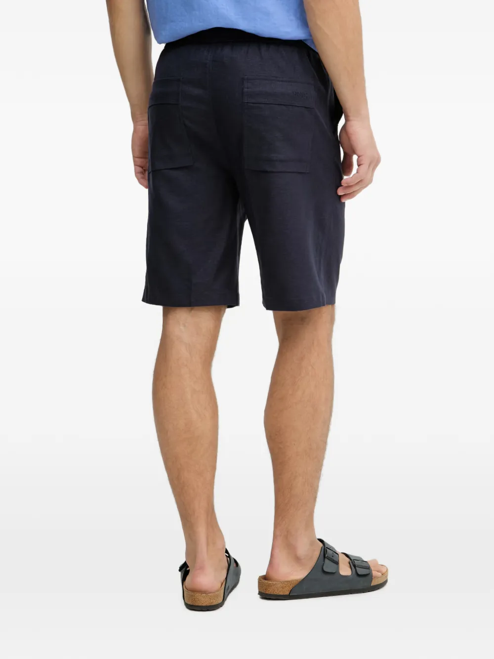 Mos Mosh MMGMavi shorts met trekkoordtaille Blauw