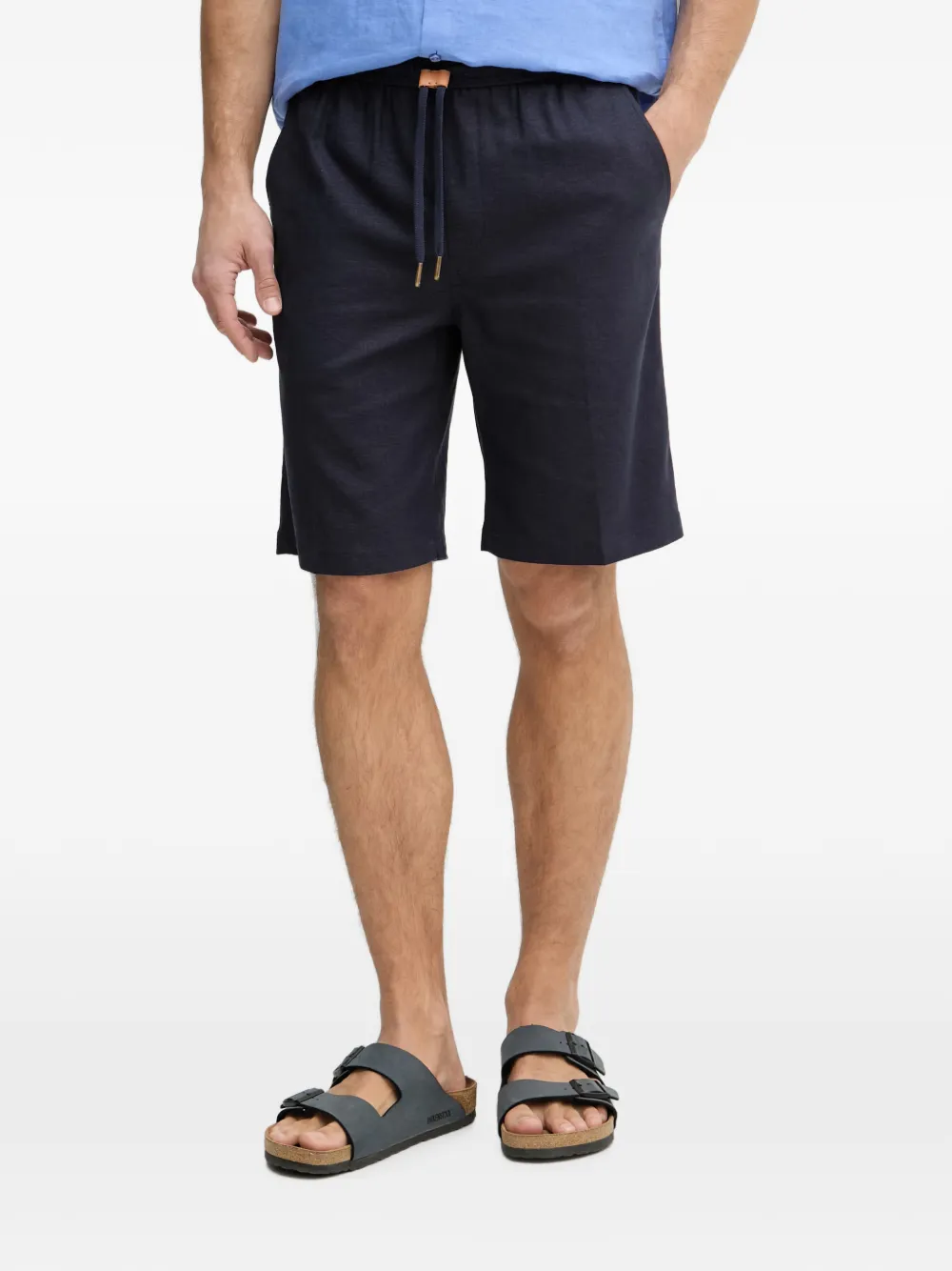 Mos Mosh MMGMavi drawstring-waist shorts - Blu