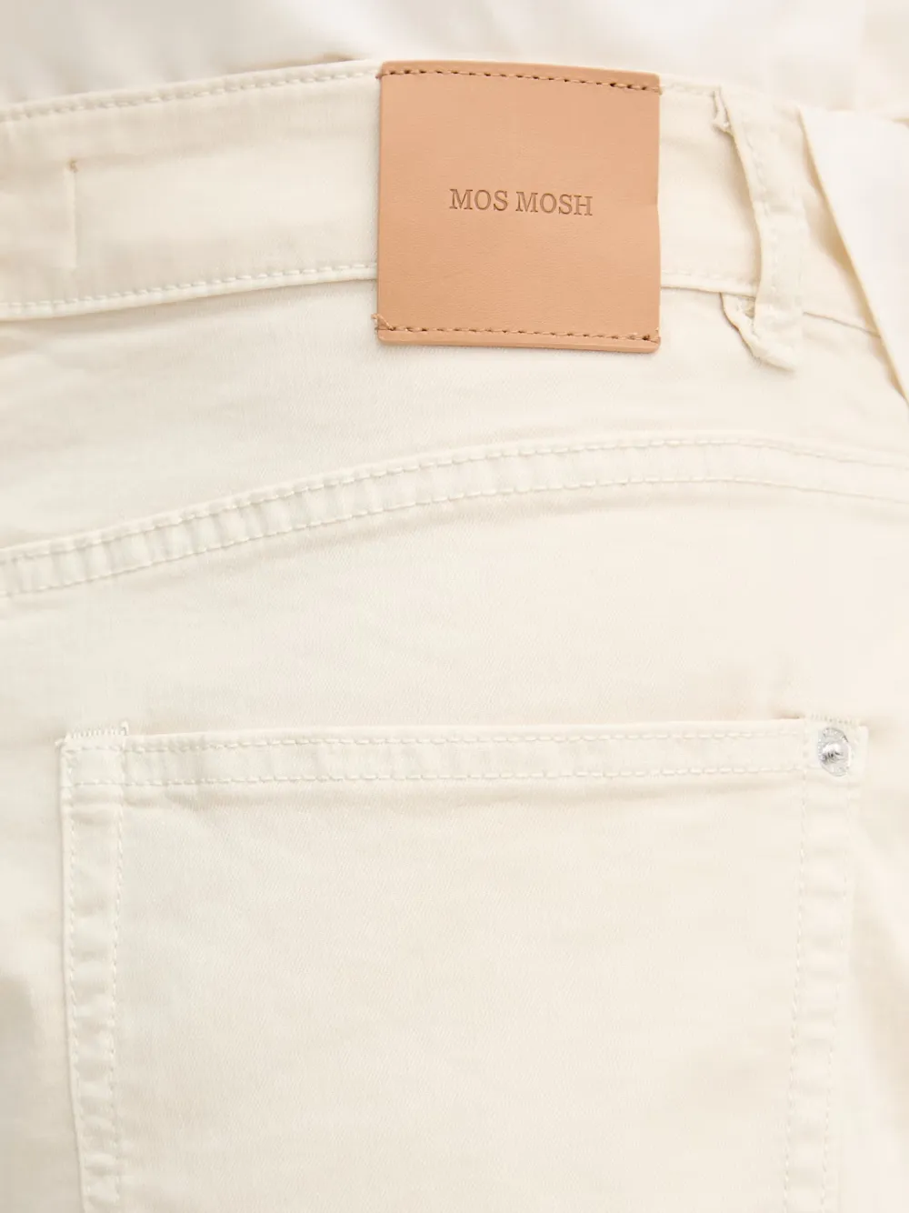 Mos Mosh MMBati high-waist denim shorts Wit