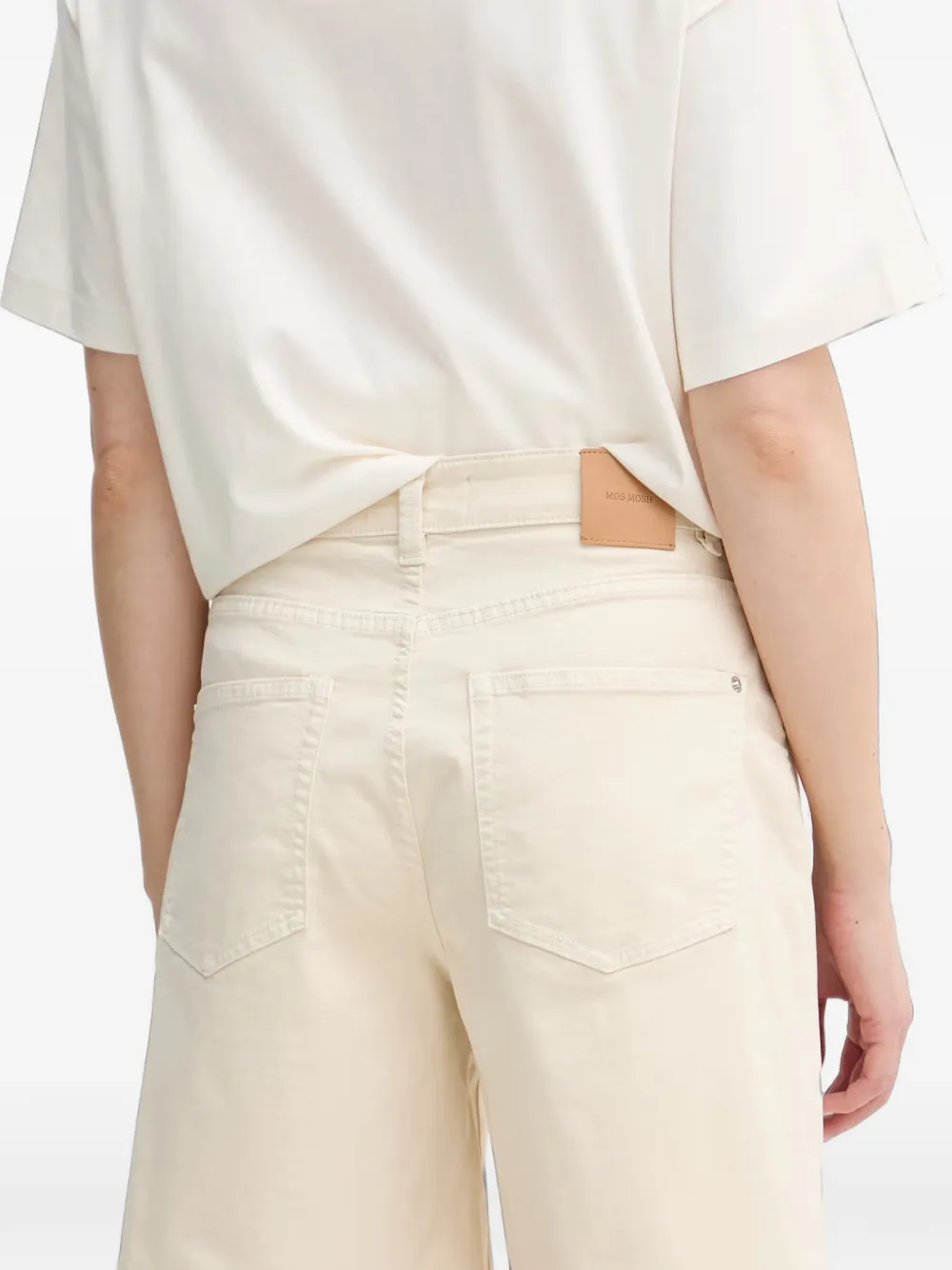 Mos Mosh MMBati high-waist denim shorts Wit
