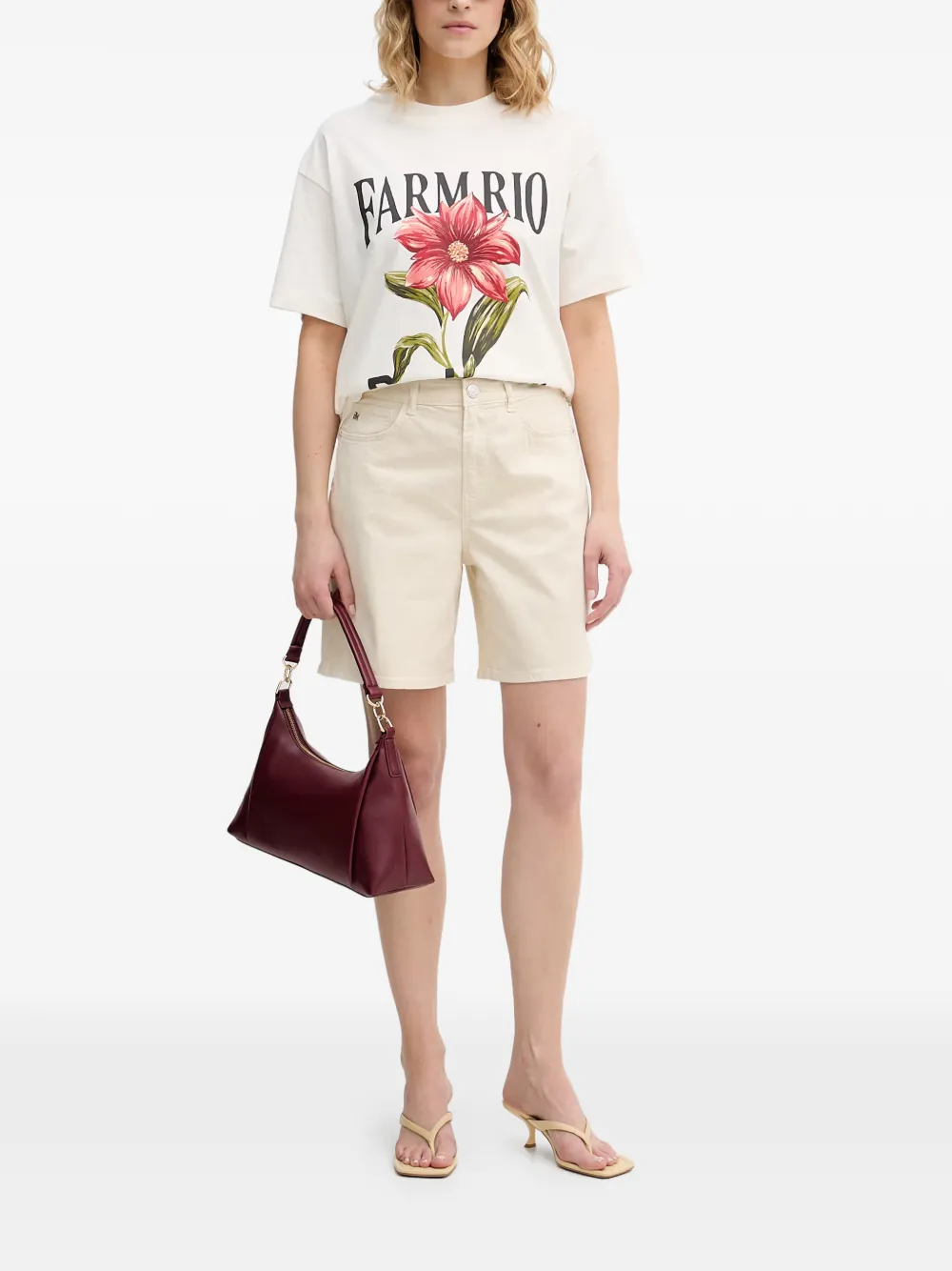 Mos Mosh MMBati high-waisted denim shorts