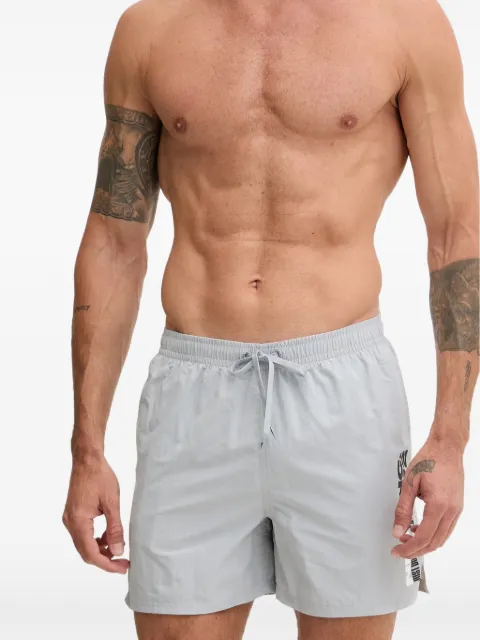 Nike logo-print drawstring swim shorts