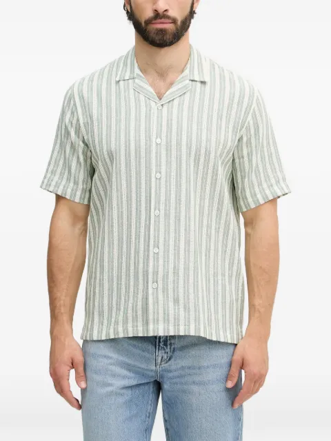Mos Mosh MMGJoe striped short-sleeve shirt