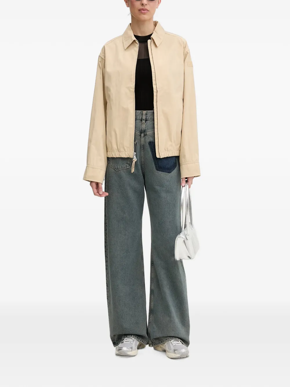 Napapijri Jack met logopatch Beige