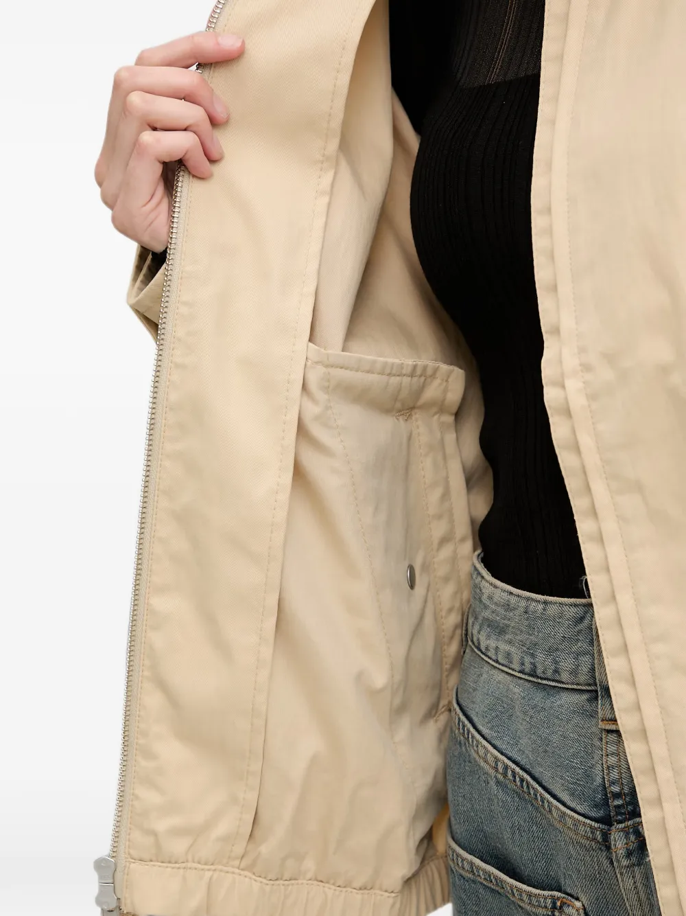 Napapijri Jack met logopatch Beige