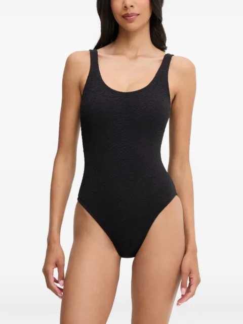 Nike seersucker-effect swimsuit