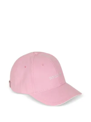 GANNI Cap In Cotton | Pink | FARFETCH