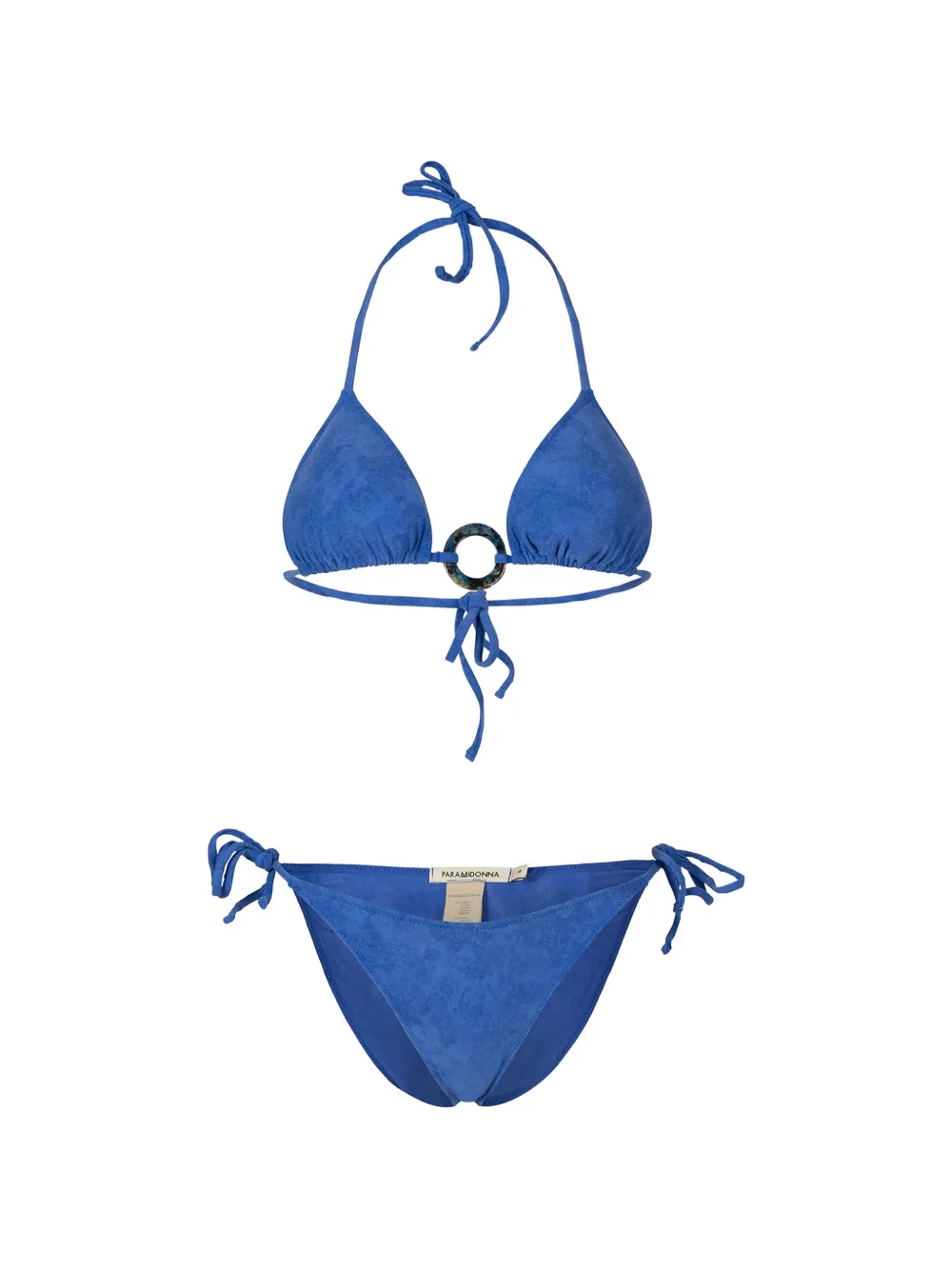 Paramidonna Kelly Ring-detail Bikini In Blue