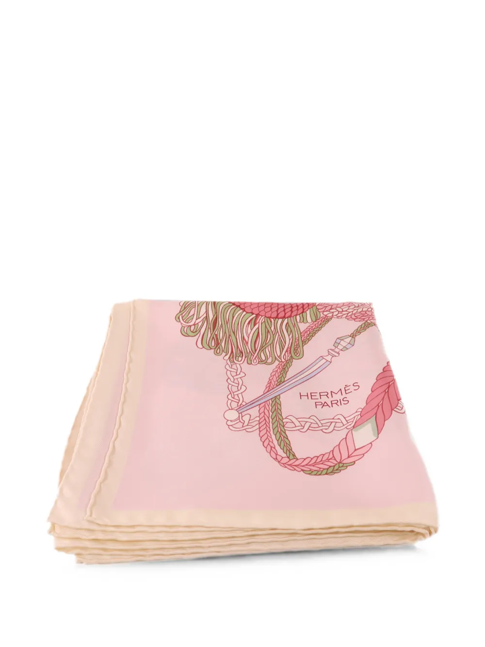Hermès Pre-Owned Carre 90 graphic-print scarf - Rosa
