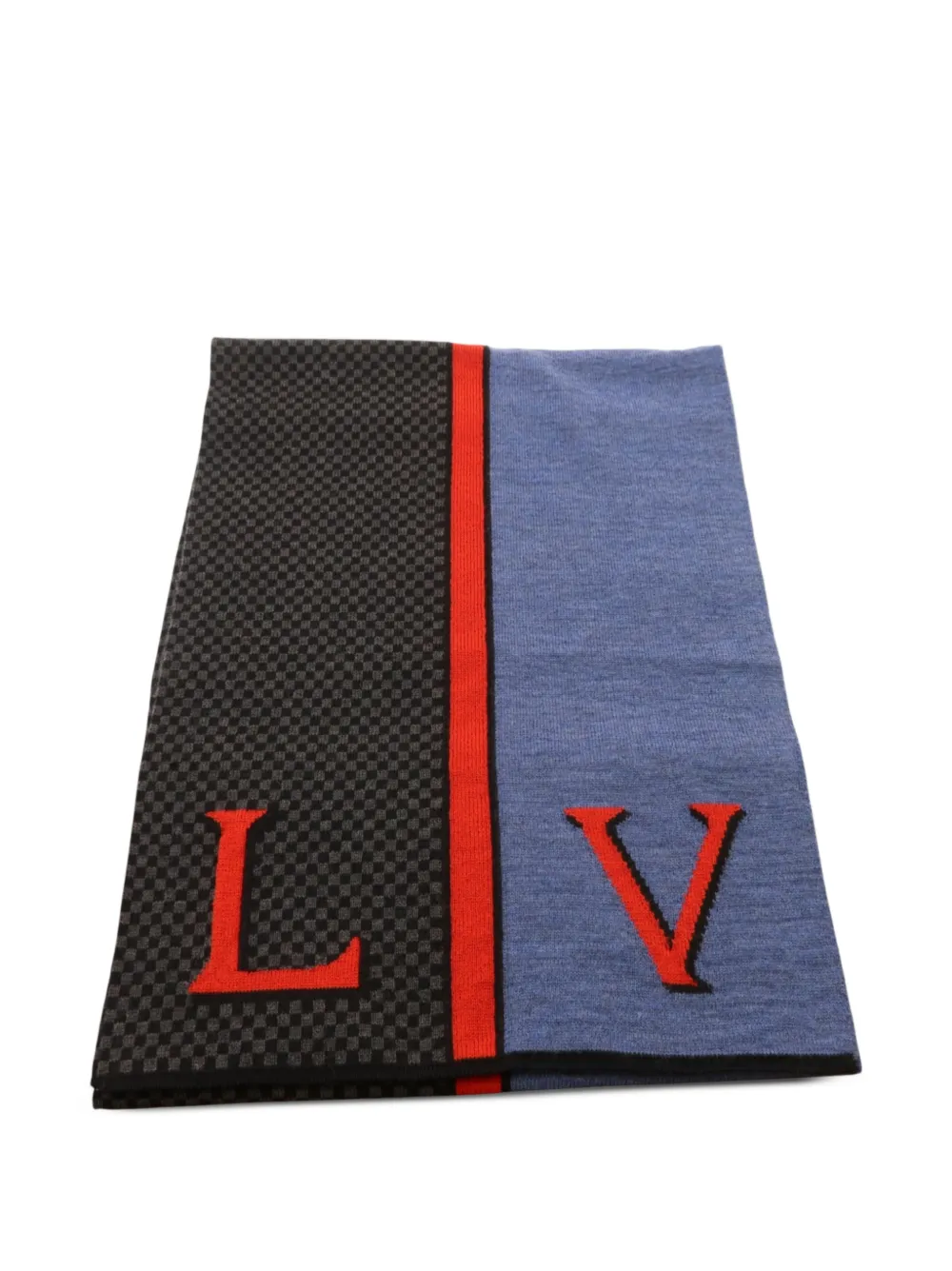 Louis Vuitton Pre-Owned Sciarpa LV Damier - Blu