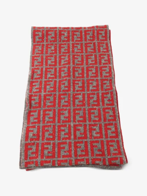 Fendi Pre-Owned mascada con monograma Zucca