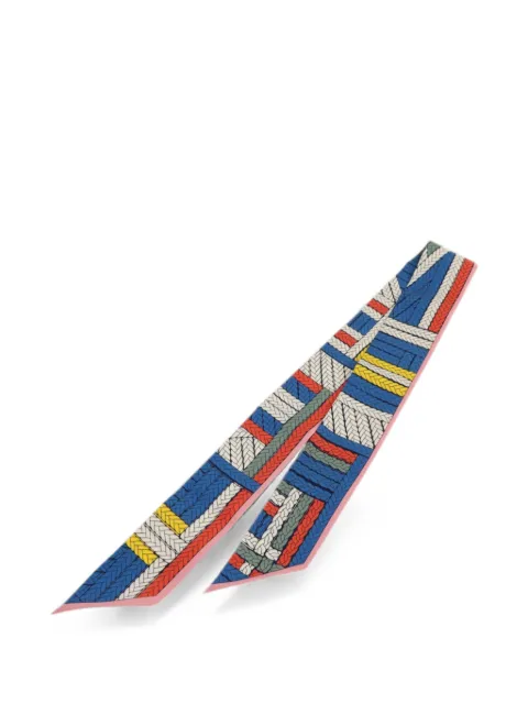 Hermès Pre-Owned mascada estampada de seda