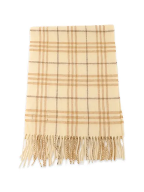 Burberry Pre-Owned check cashmere scarf