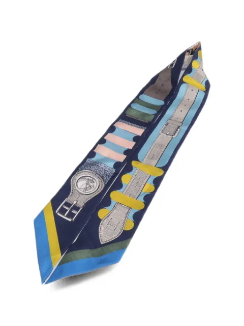 Hermès Pre-Owned mascada estampada de seda