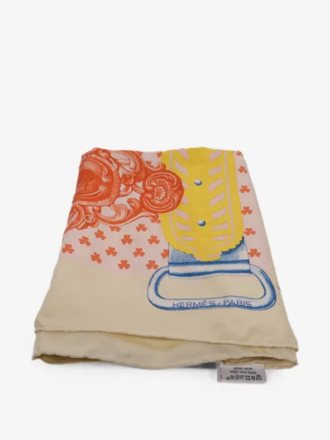 Hermès Pre-Owned Buckles Braids Tsar silk scarf