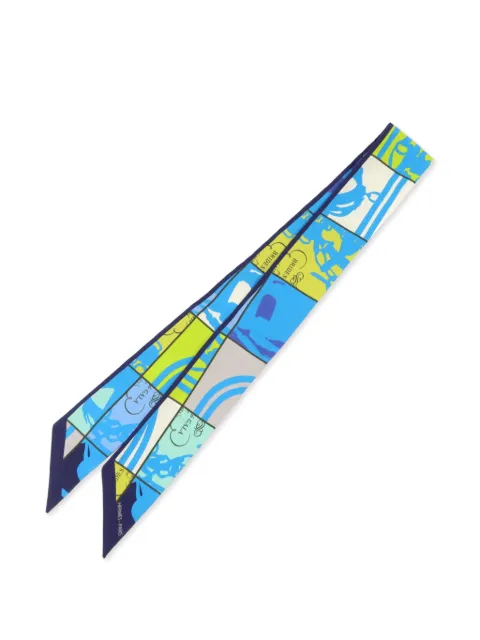 Hermès Pre-Owned Twilly-Schal mit Print