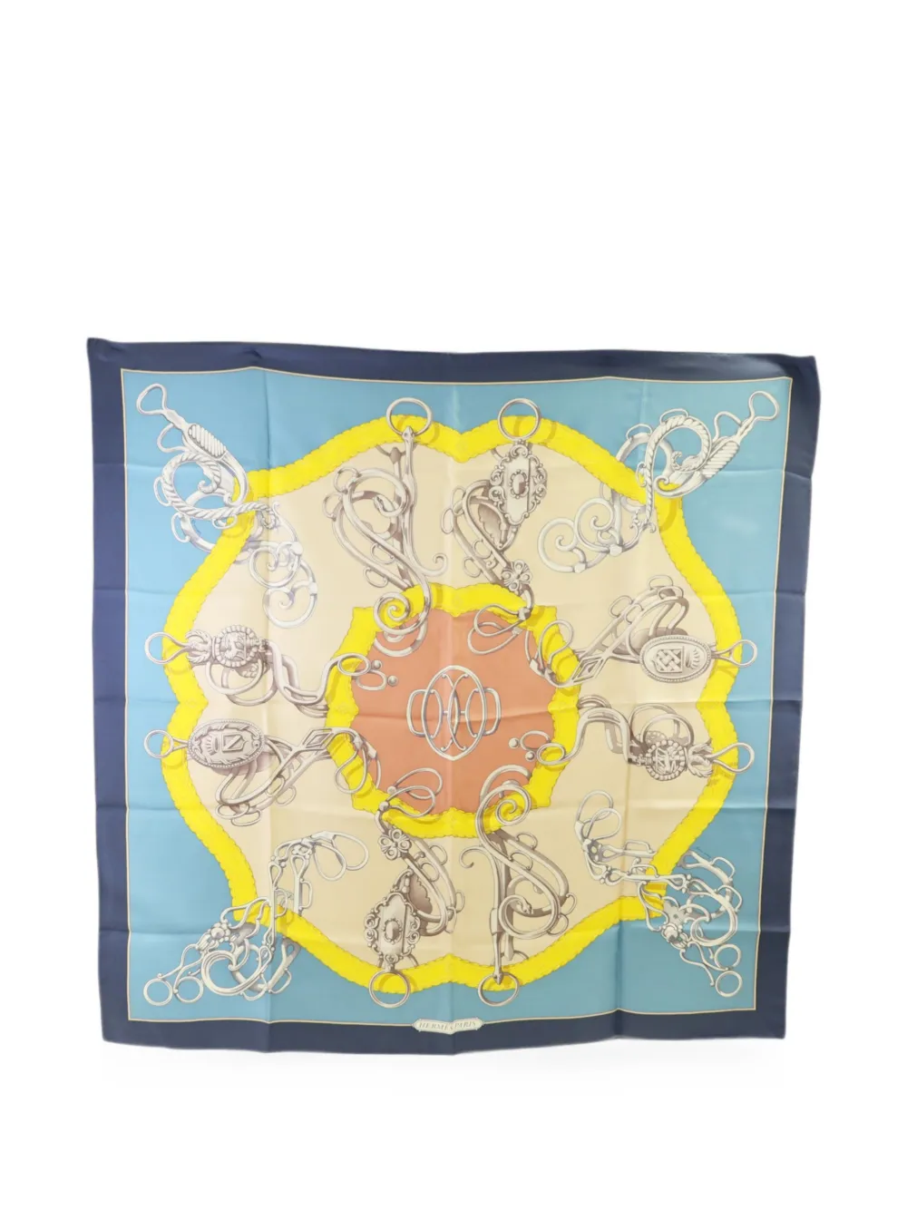 Hermès Pre-Owned Schal aus Seide - Blau