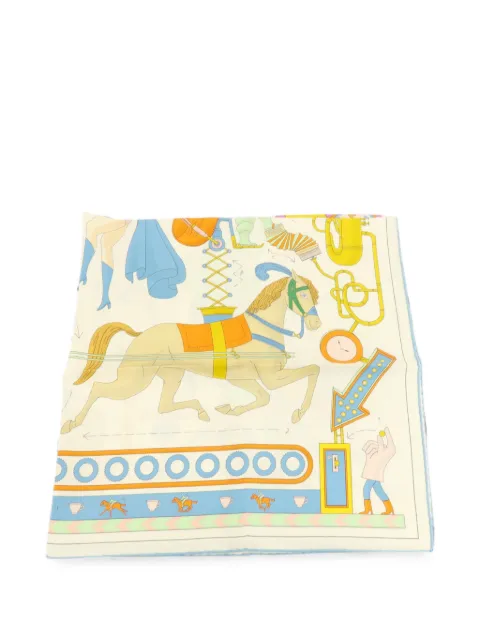 Hermès Pre-Owned graphic-print scarf