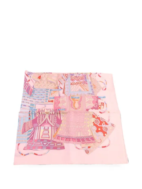 Hermès Pre-Owned Voyage en Étoffes scarf