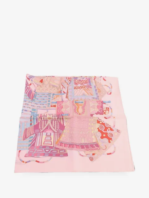 Hermès Pre-Owned mascada Voyage en Étoffes