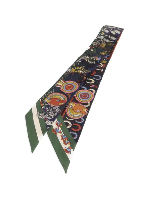 Hermès Pre-Owned Pony Pit Stop Twilly scarf