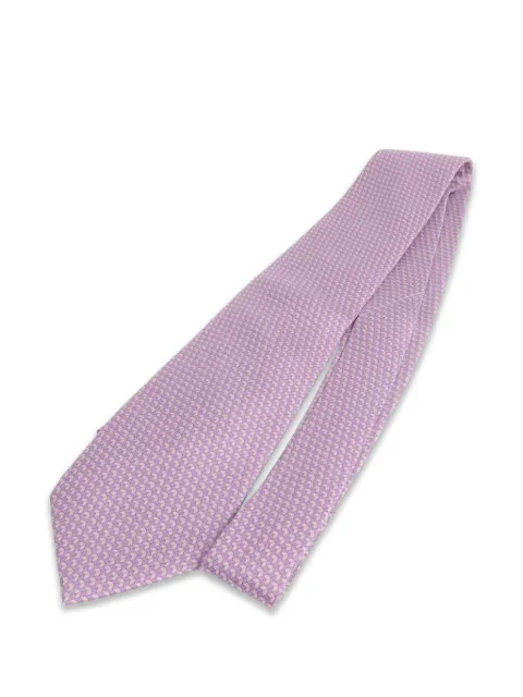 Hermès Pre-Owned geometric-pattern tie