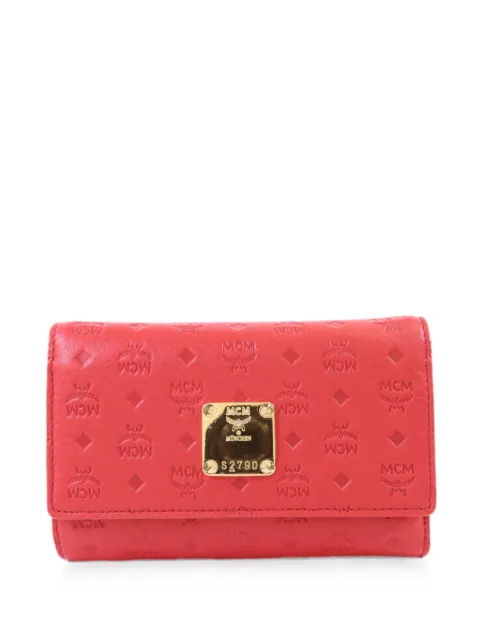 MCM Pre-Owned logo-embossed tri-fold wallet