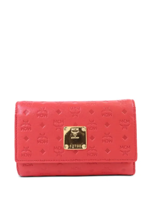 MCM Pre-Owned logo-embossed tri-fold wallet