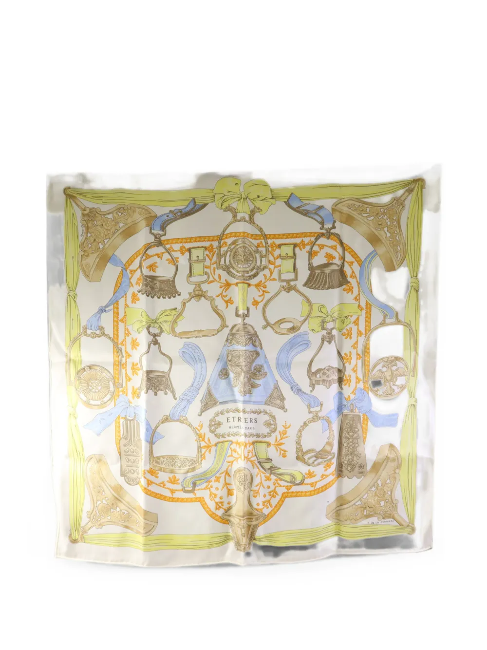 Hermès Pre-Owned Etriers silk scarf - Toni neutri