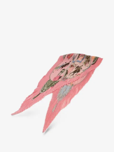 Hermès Pre-Owned pleated silk scarf