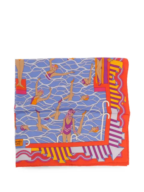 Hermès Pre-Owned Ballet Aquatique silk scarf