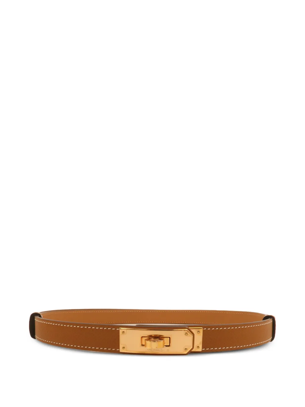 Hermès Pre-Owned Kelly 18 Epsom-leather belt - Toni neutri