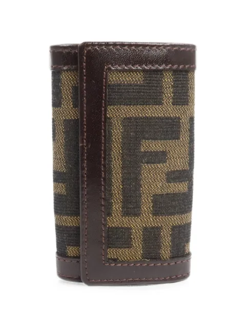 Fendi Pre-Owned Zucca canvas key case
