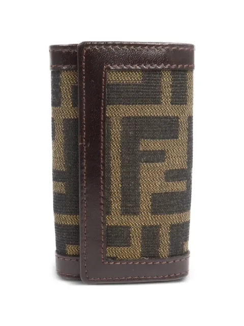 Fendi Pre-Owned Zucca canvas key case