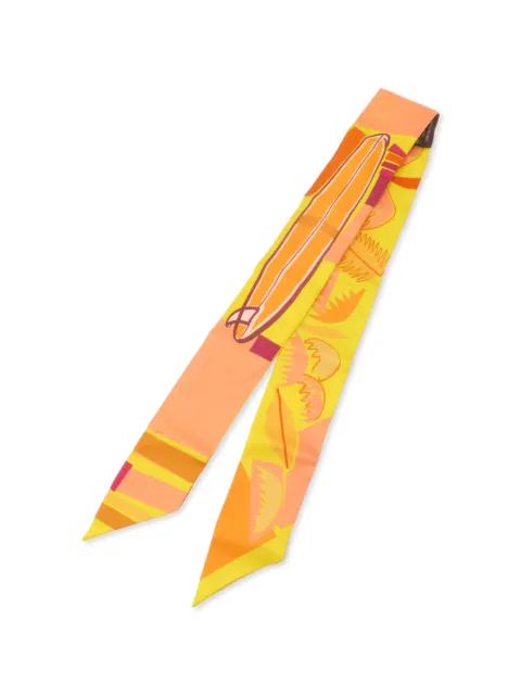 Hermès Pre-Owned Twilly silk scarf
