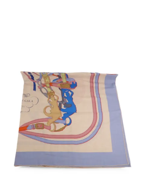 Hermès Pre-Owned Applique Pique shawl
