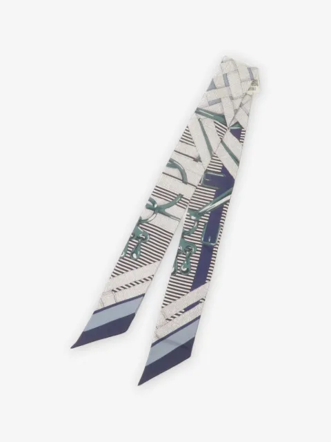 Hermès Pre-Owned foulard twilly Mors a Jouets Chemise