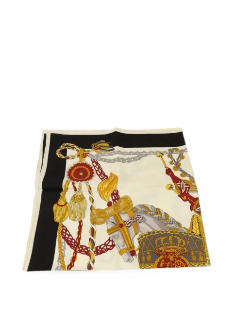 Hermès Pre-Owned equestrian-print scarf