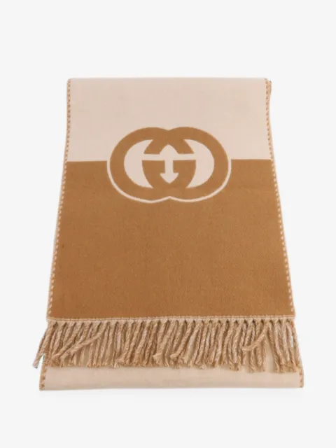 Gucci Pre-Owned fringed scarf