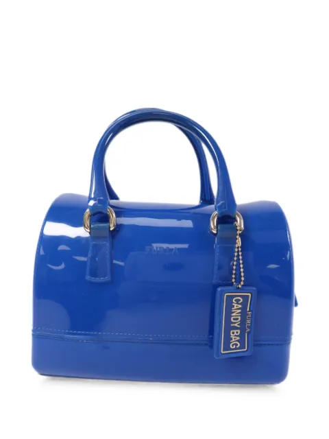Furla Candy logo-patch tote bag
