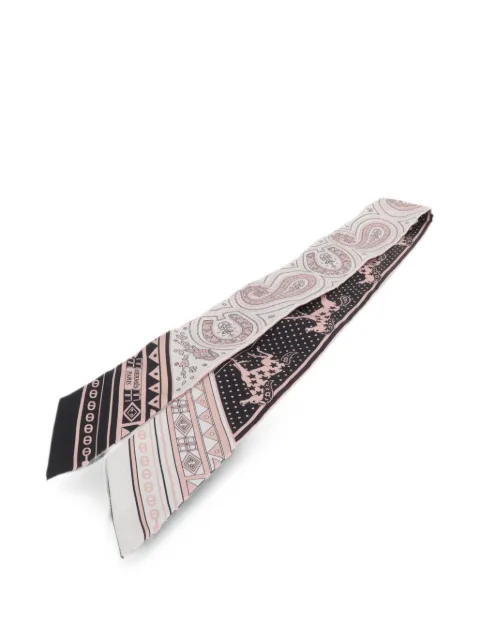 Hermès Pre-Owned Cheval de Coeur bandana twilly scarf