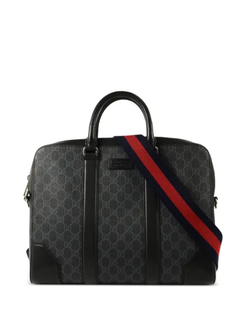 Gucci Pre-Owned GG Supreme briefcase laptop bag