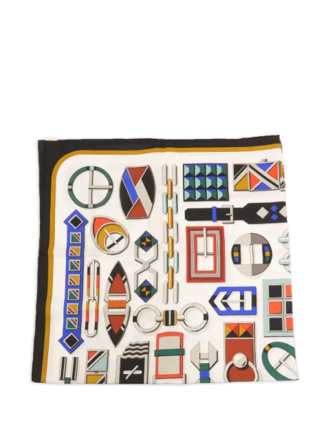 Hermès Pre-Owned Carré en Boucles silk scarf