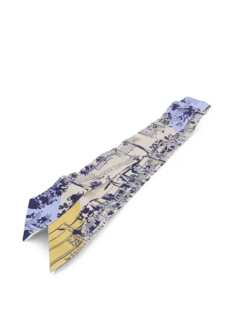 Hermès Pre-Owned A l'Ombre des Boulevards Twilly scarf