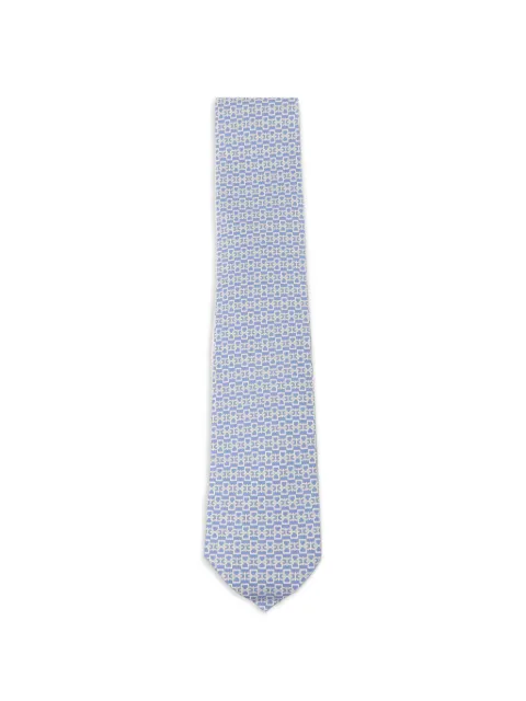 Ferragamo Pre-Owned Gancini pattern tie
